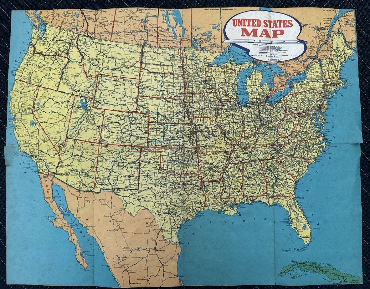 WW2 US Servicemen's Map