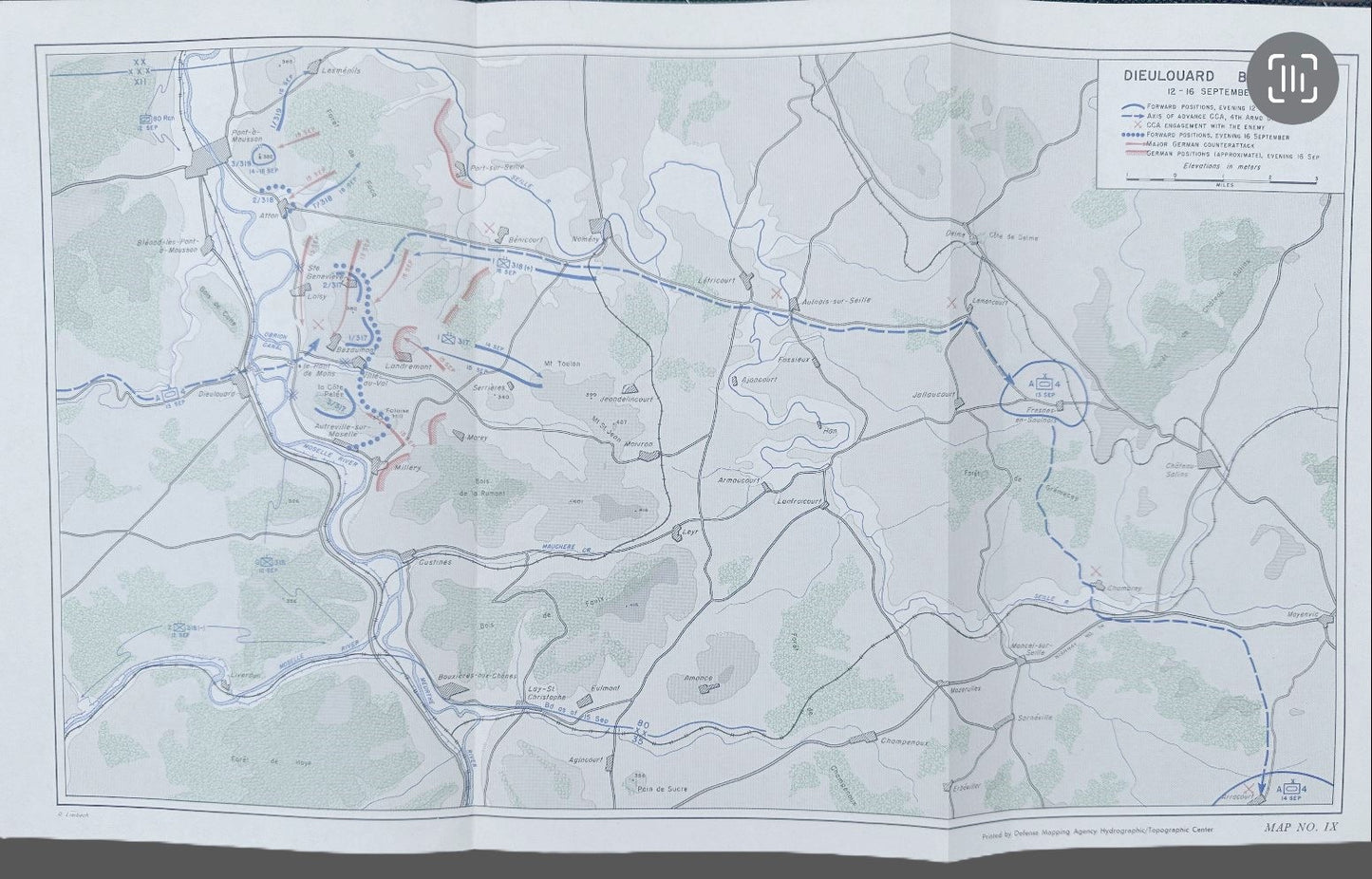 WW2 US Maps XII Corps