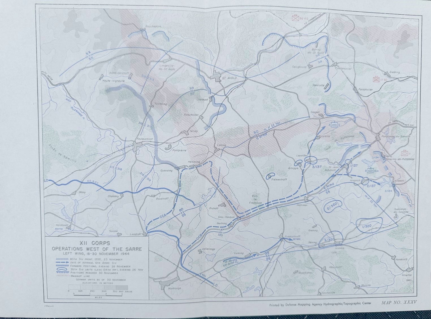 WW2 US Maps XII Corps