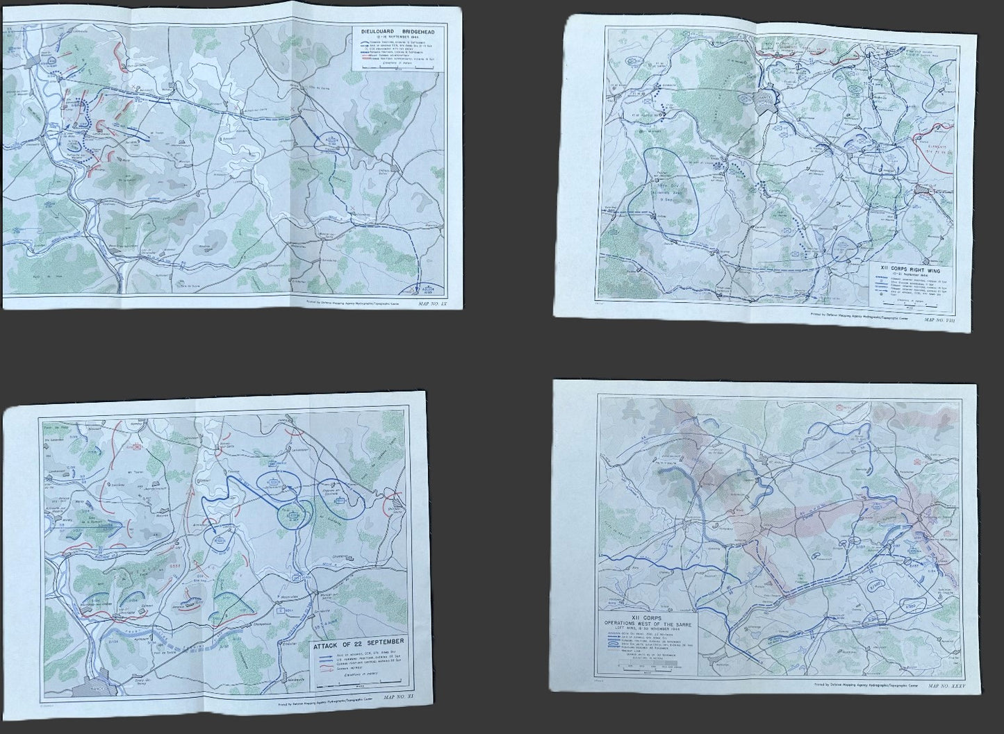 WW2 US Maps XII Corps
